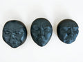 Trio de masques noirs